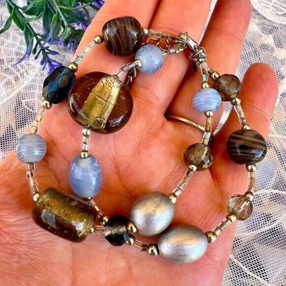 Vintage 90's Premier Designs Art Glass Bracelet - Picture 10 of 10